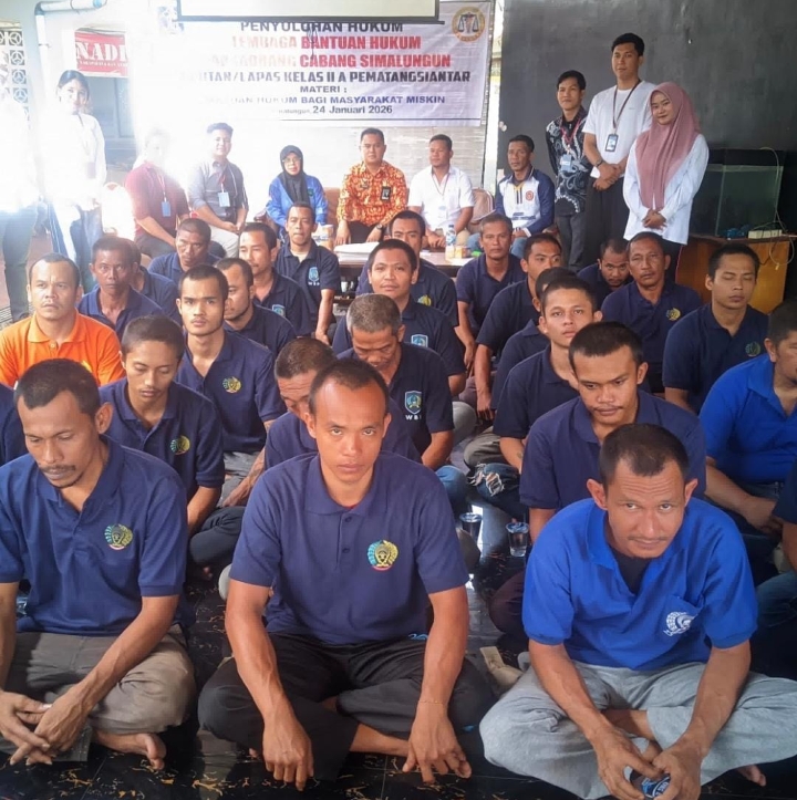 LBH Parsaoran Simalungun Tegaskan Hak Bantuan Hukum Gratis di Rutan/Lapas Pematangsiantar