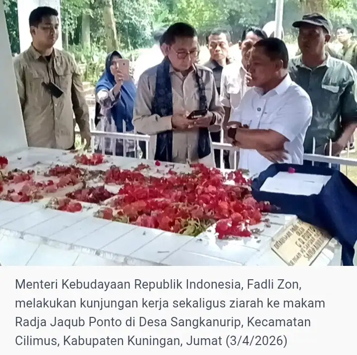 Dari Kuningan untuk Nusantara: Keluarga Ponto Ucapkan Terima Kasih atas Ziarah Menteri Kebudayaan