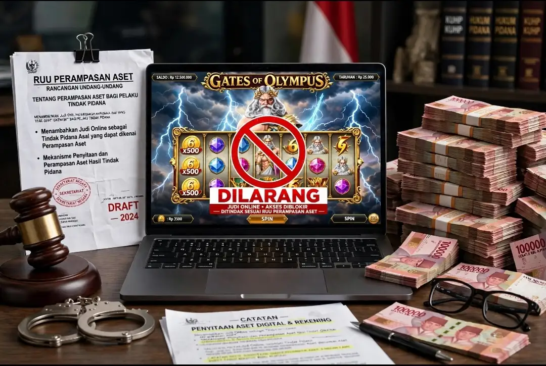 Gebrak Bandar! Judi Online Diusulkan Masuk Kejahatan di RUU Perampasan Aset, Harta Langsung Disita Negara  