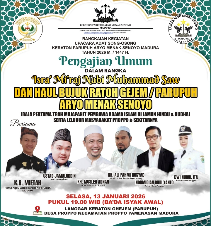 Dari Ziarah hingga Pengajian: Haul Agung Aryo Menak Senoyo Hidupkan Sejarah dan Adat Keraton Parupuh