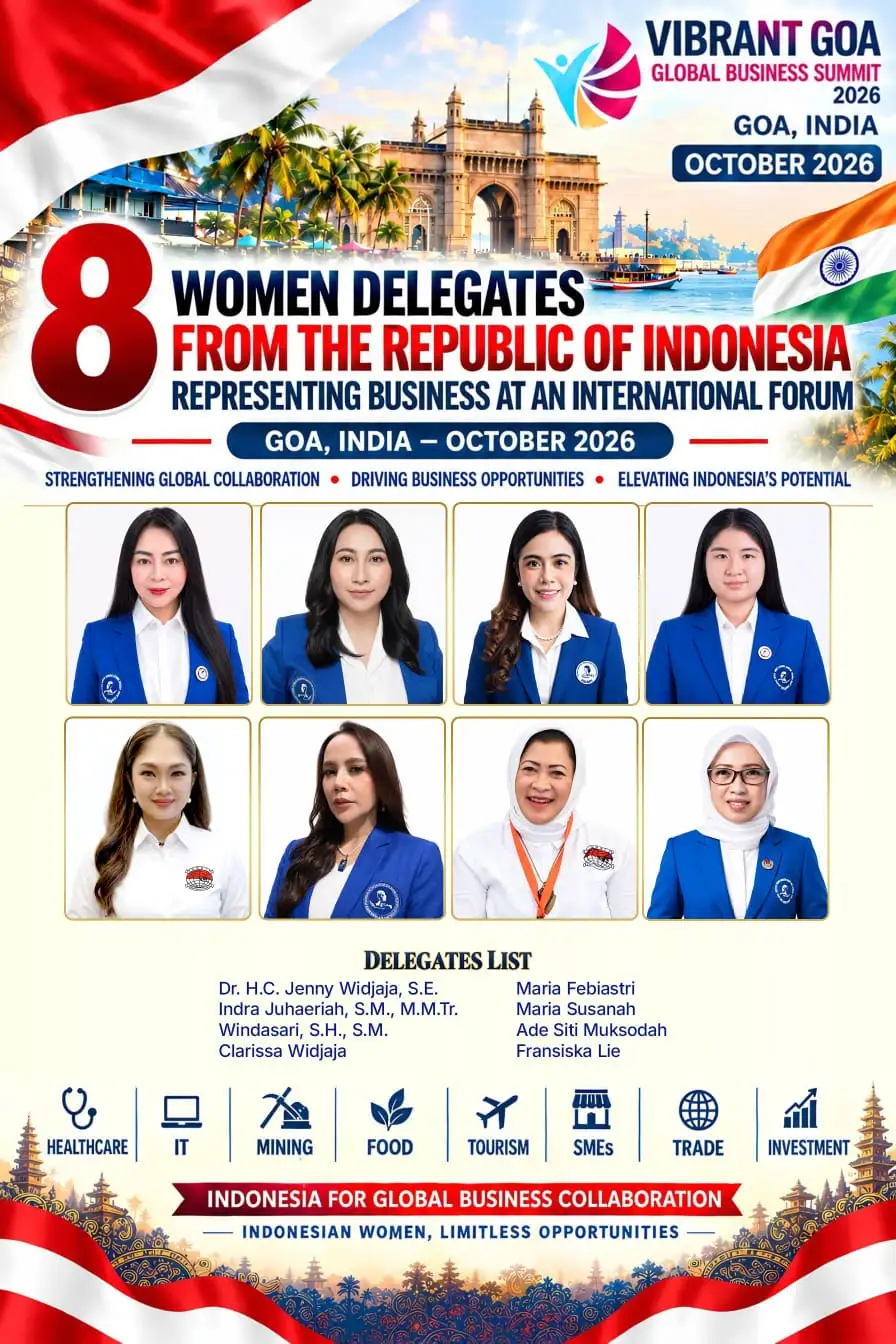 MENDUNIA! 8 Srikandi Hebat IWAPI Siap Harumkan Merah Putih di Vibrant Goa Global Business Summit 2026, India