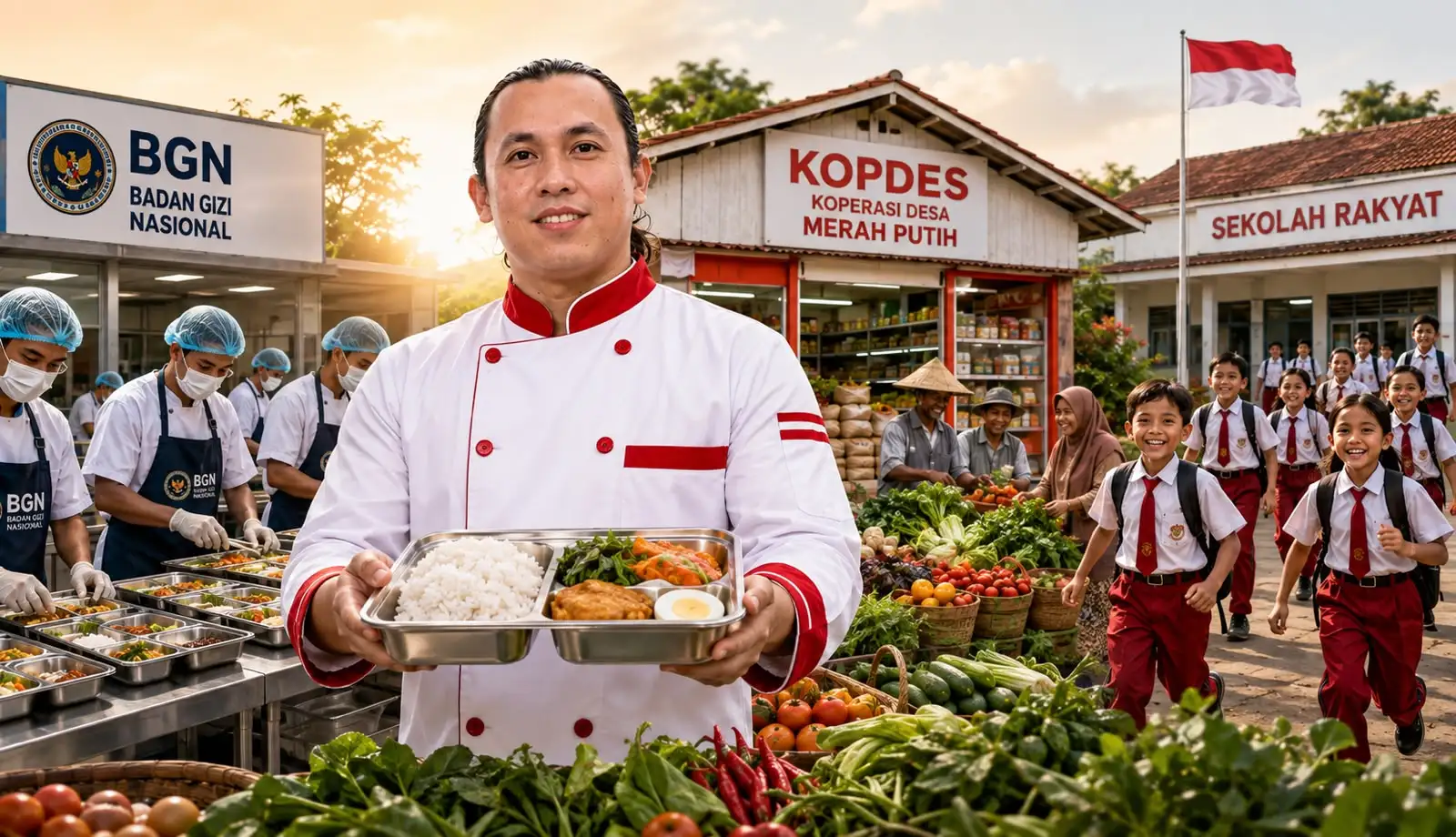 Dari Dapur Desa ke Ompreng Generasi Emas