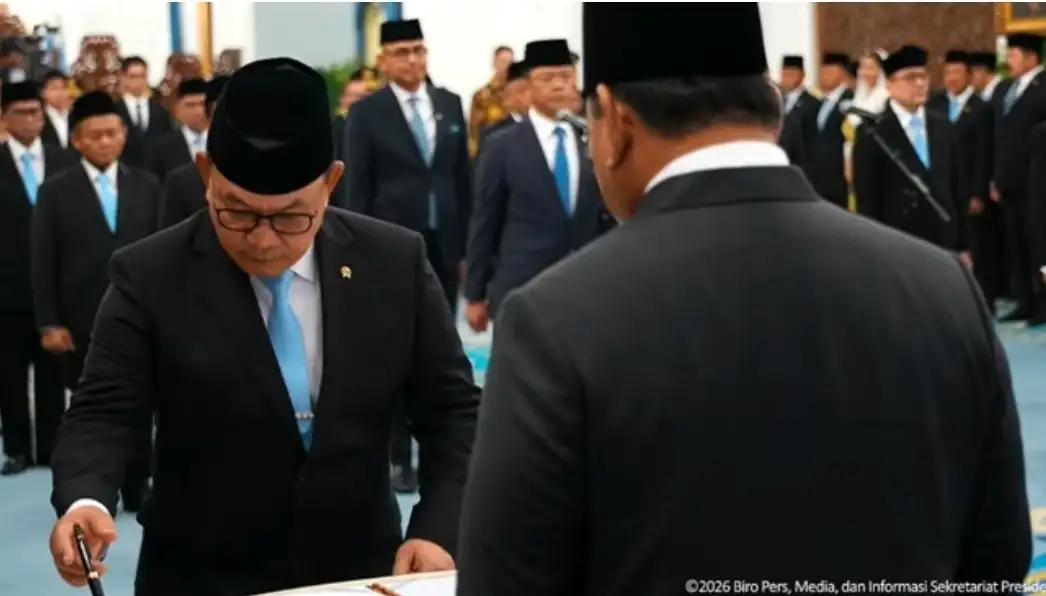 Prabowo Lantik Dudung Abdurachman Jadi Menko Polkam Gantikan Djamari Chaniago