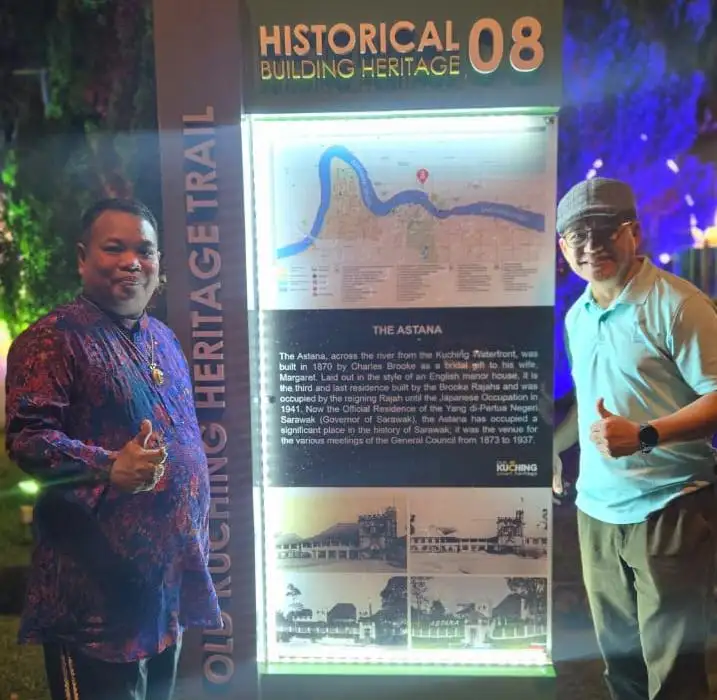 MAHARAJA KUTAI MULAWARMAN BERTEMU CEO PUSATKA NEGERI SARAWAK, BAHAS KERJASAMA SEJARAH & BUDAYA