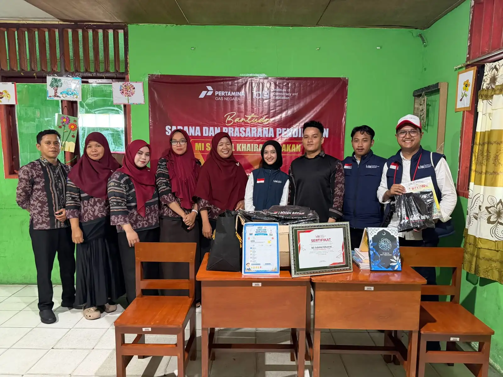 Perkuat Pendidikan di Perbatasan, IDE Indonesia dan Pertamina Gas Negara Dukung Digitalisasi Sekolah Sebatik