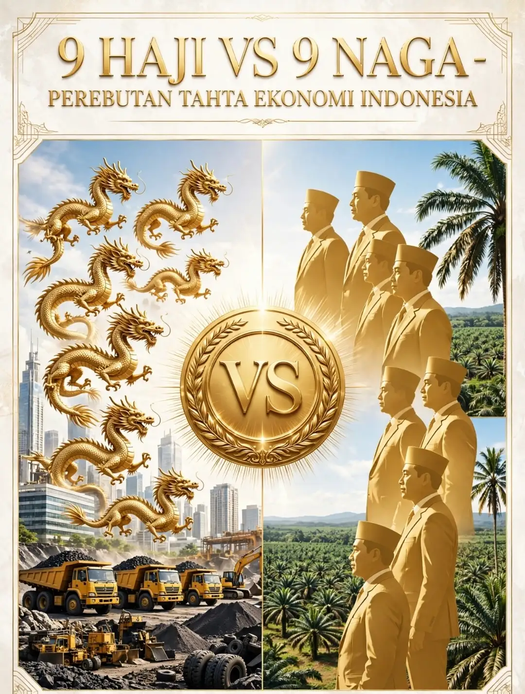 MENGENAL 9 HAJI : RAJA EKONOMI BARU INDONESIA YANG GESER DOMINASI 9 NAGA