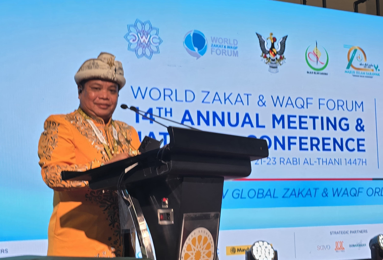 Kehadiran Maharaja Kutai Mulawarman pada World Zakat dan Waqf di Kuching Sarawak