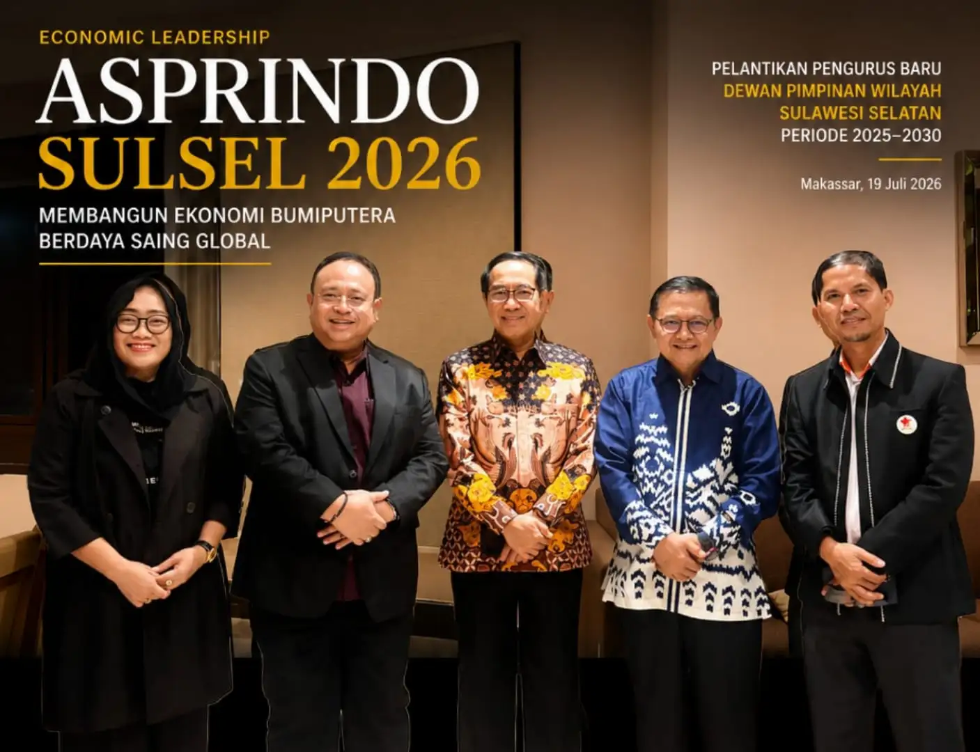 Pengurus Baru ASPRINDO Sulsel Dilantik, Deklarasi 